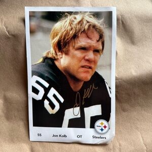 Steelers Football Stadium photo with Autograph